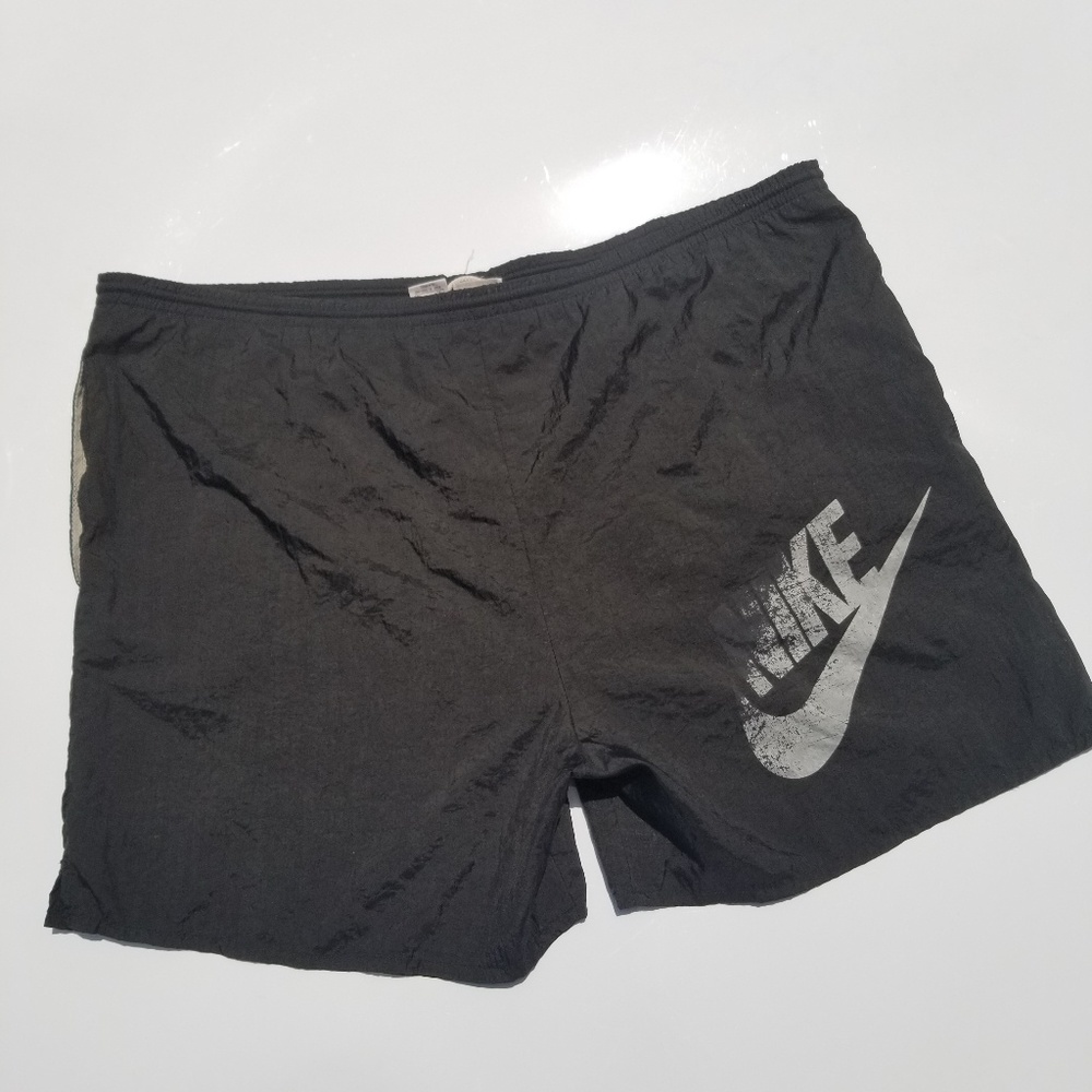 Vintage Nike Shorts Athletic Bottom Spell Out